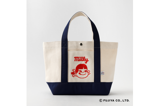 ペコちゃんの刺繍トートや、キャンディ形バッグが超かわいい♪ 「紀ノ国屋×不二家」コラボグッズ登場 画像
