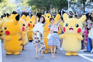 今年も横浜みなとみらいで「ピカチュウ大量発生チュウ！」  開催  記念パレードに松岡茉優が登場 画像