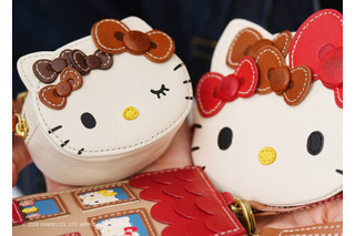 「ハローキティ」を大人上品＆キュートに持ち歩こう♪ 日焼けキティや茶りぼんキティがマストバイ☆バッグチャームやポーチ、キークロシェットが登場 画像