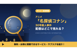 「名探偵コナン 30号殺人事件」の配信はどこで見れる？Netflixで独占見放題配信中 画像