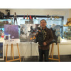 開田裕治原画展 「ART of ゴジラ」始まる　ゴジラのジオラマの背景 画像