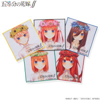 五等分の花嫁 五つ子がドレス姿で花束を アニメイトでオンリーショップ開催 アニメ アニメ