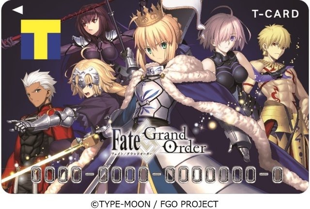ひろ アーケードゲーム Fate 那須さん武内さん サイン入り Fate/Grand Order」デザインのTカードが登場 抽選で武内崇サイン入り