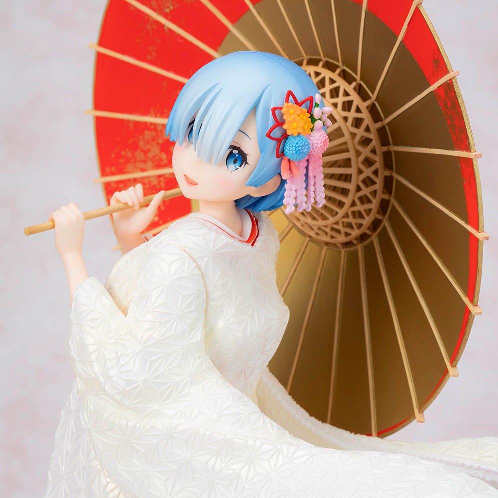 Re:ゼロ」レム、嫁入り衣装でフィギュア化 