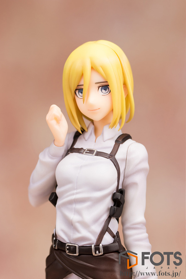 進撃の巨人」クリスタ・レンズが1/7スケールフィギュア化 絶妙な表情に 