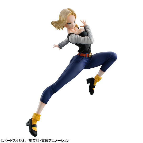 ドラゴンボール」人造人間18号、美麗＆躍動感あるバトルシーン再現 