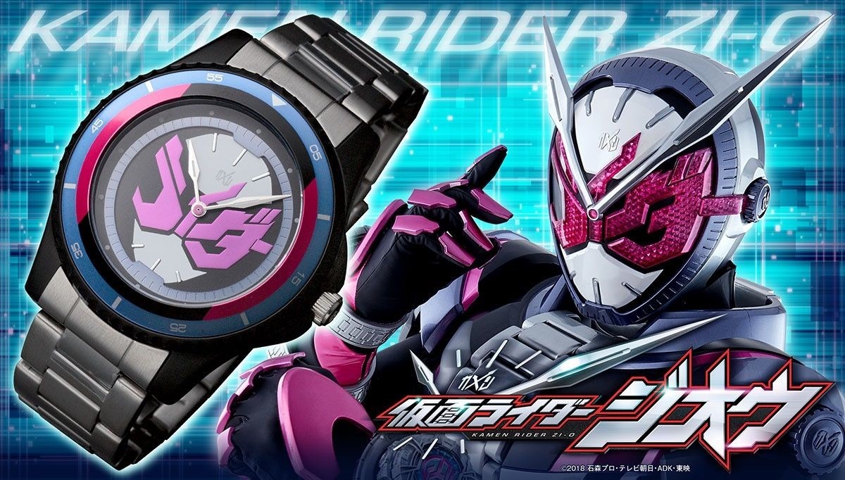 仮面ライダージオウ」“ライダー”の文字が印象的なフェイスが文字盤に