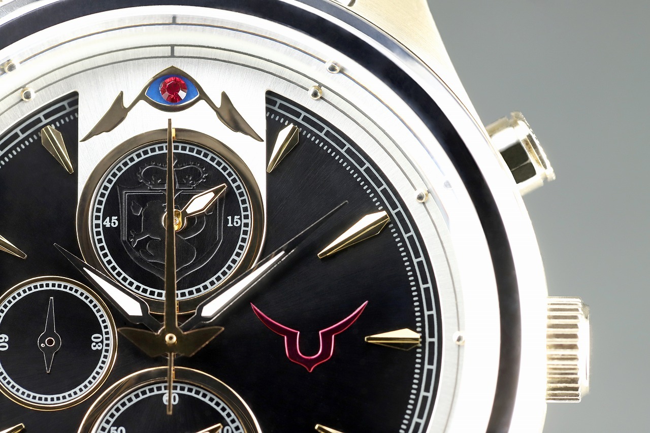 コードギアス」高級感あふれる“皇帝ルルーシュ”イメージの腕時計が登場