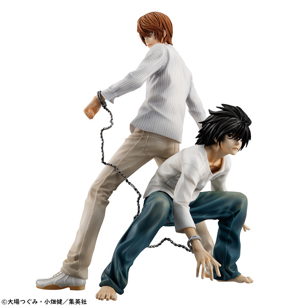 デスノート」夜神月＆L、手錠で繋がれた姿を忠実再現！フィギュア化 