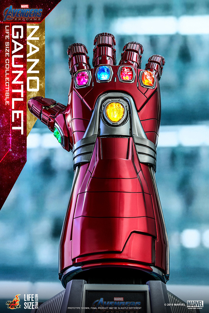 アベンジャーズ」キーアイテム“ナノ・ガントレット”、1/1スケールで 