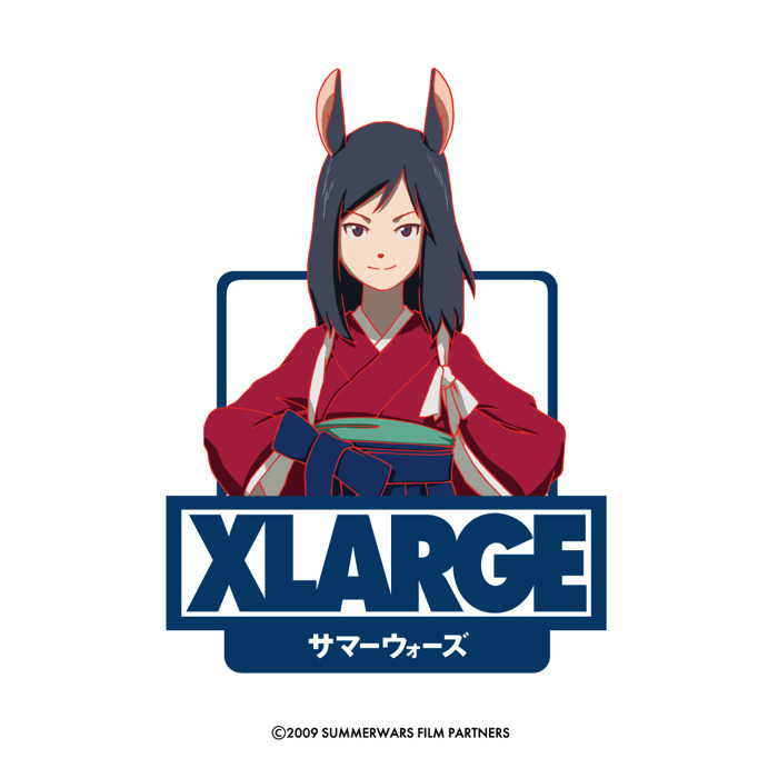 サマーウォーズ」LA発のアパレルブランド「XLARGE」とコラボ！ Tシャツ