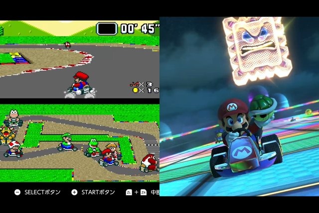 マリオカート」初代と最新作を“10項目”で比較！ 「スーパーファミコン