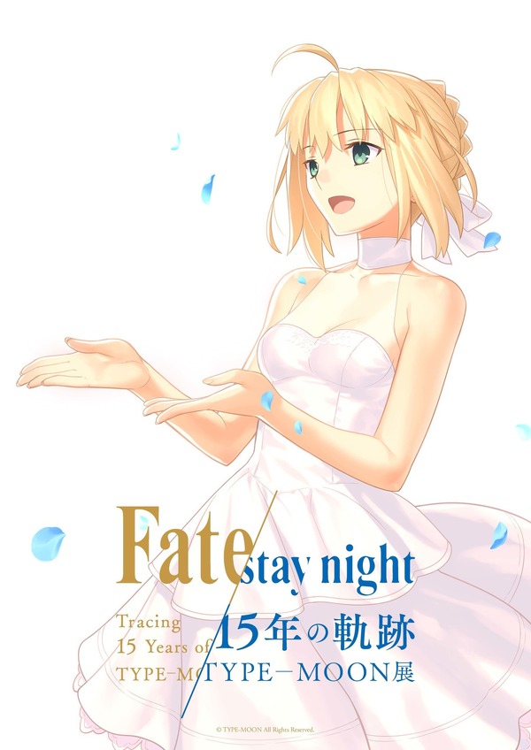 セイバー、遠坂凛、間桐桜のドレス姿が美麗！「TYPE-MOON展」描き 