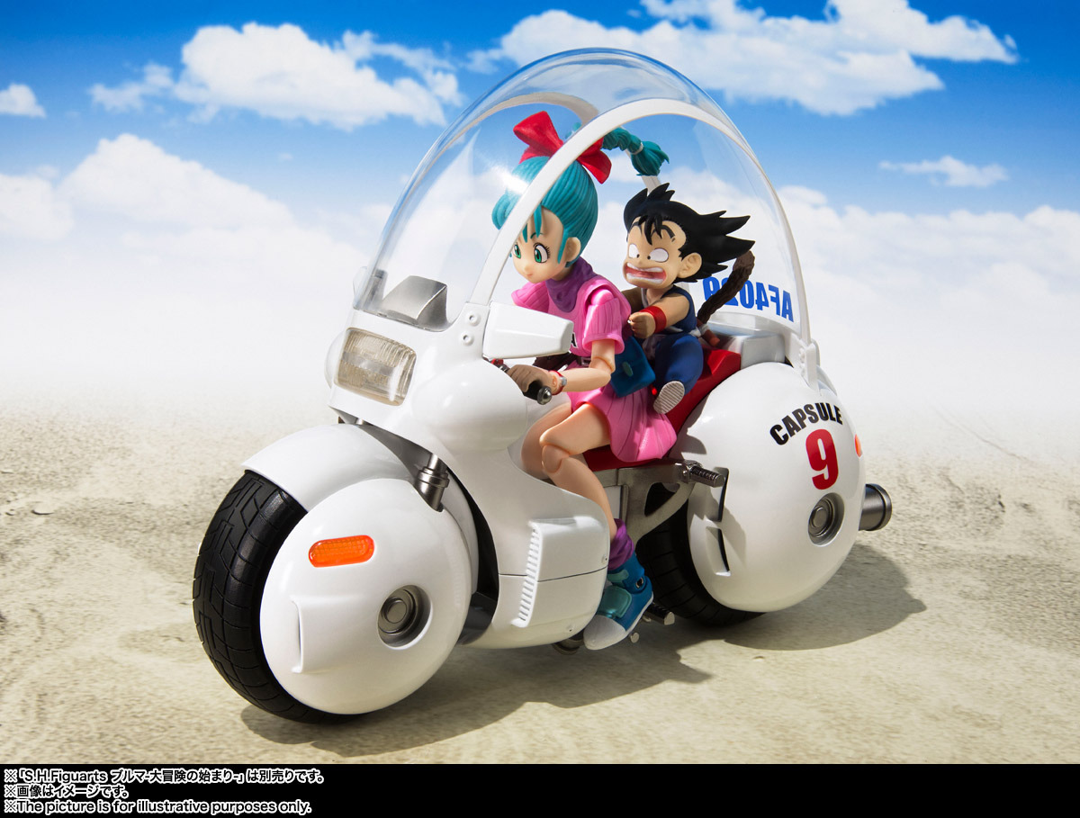 ドラゴンボール」悟空とブルマの“出会い”のバイクのフィギュアが