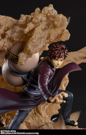 NARUTO」風影・我愛羅が躍動感ある“砂”のエフェクトを纏ったフィギュア 