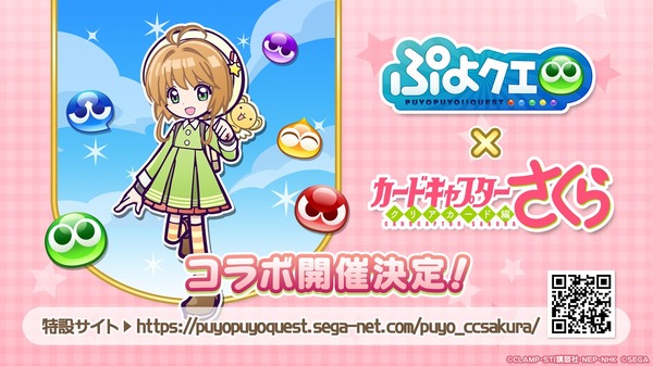 ぷよクエ×CCさくら」コラボ決定！ シェゾの特別衣装も「ぷよクエ公式 