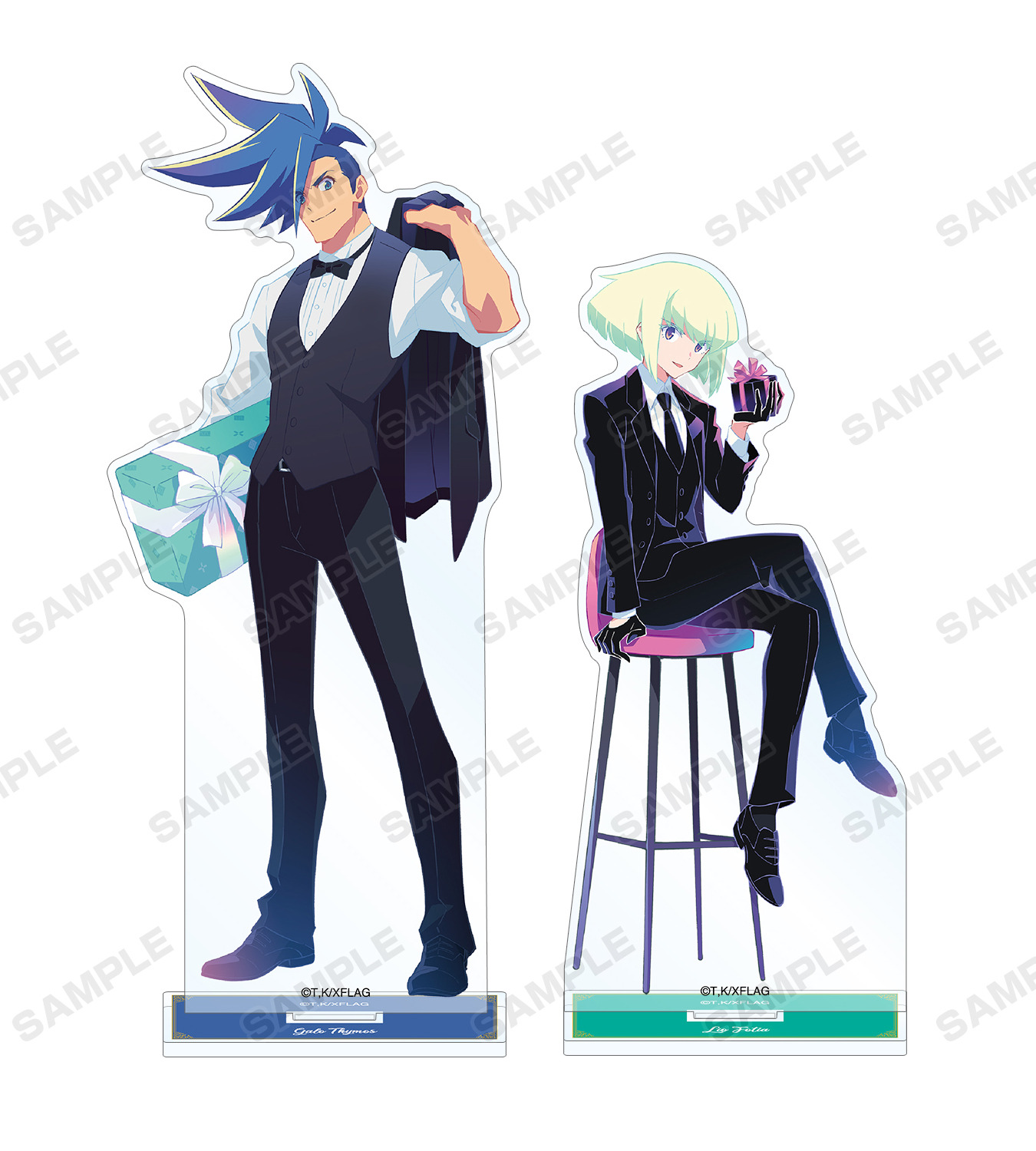 プロメア」ガロ＆リオがドレスアップ！ バレンタインイベント開催