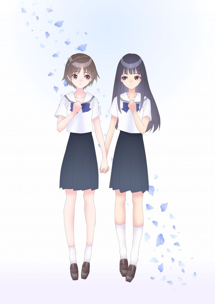 イラスト・岸田メル×ヒロイックRPG「BLUE REFLECTION」2021年4月アニメ