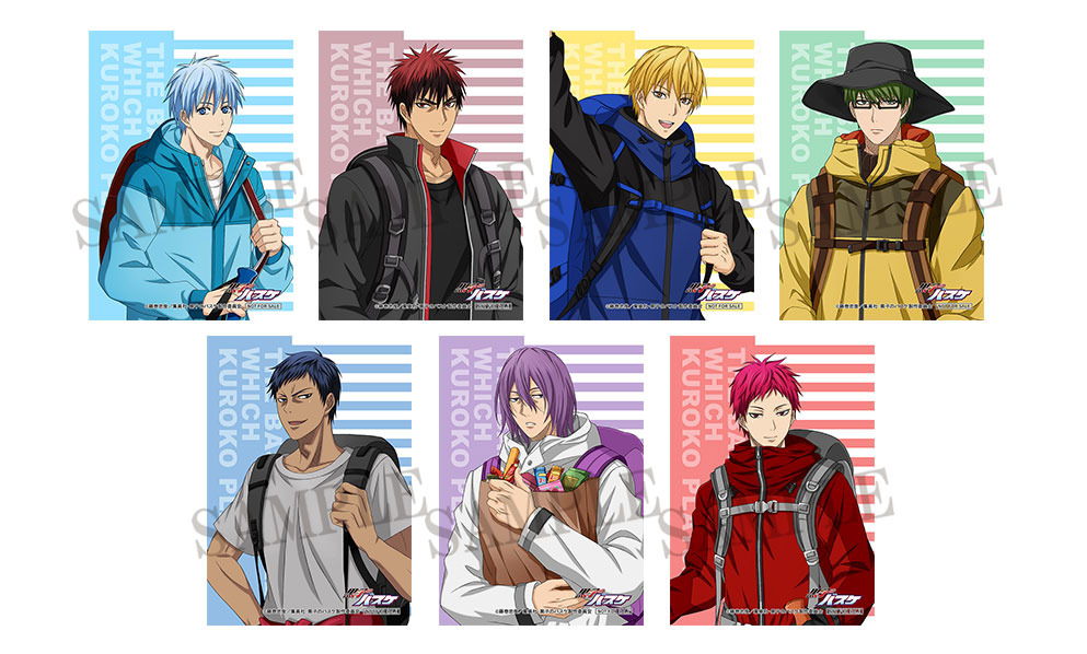 黒子のバスケ」黒子、火神たちが“登山スタイル”の描き下ろしグッズで