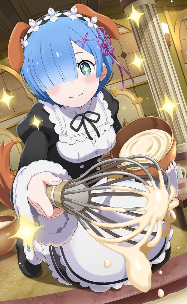 Re:ゼロ」寒い冬でもレム、ラム、エミリアたちと一緒♪ スマホゲーム 