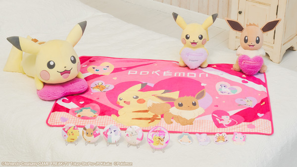 ポケモン」ピカチュウ＆イーブイがキュート♪ “バレンタイン”がテーマ 