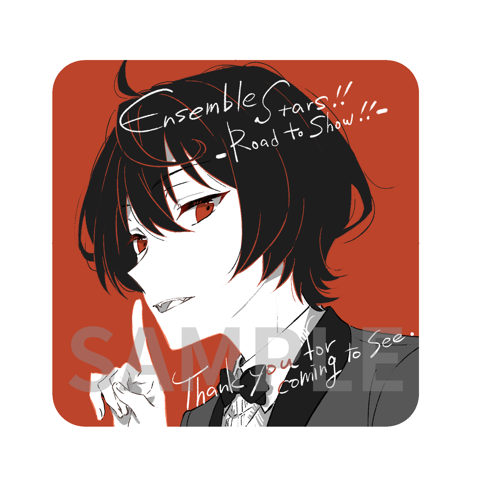 ぶくスタ 朔間凛月 あんスタ 朔間凛月 缶バッジ Feb