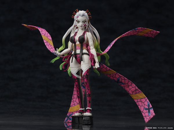 鬼滅の刃」“美しく強い鬼は何をしてもいいのよ！”堕姫のアクション 