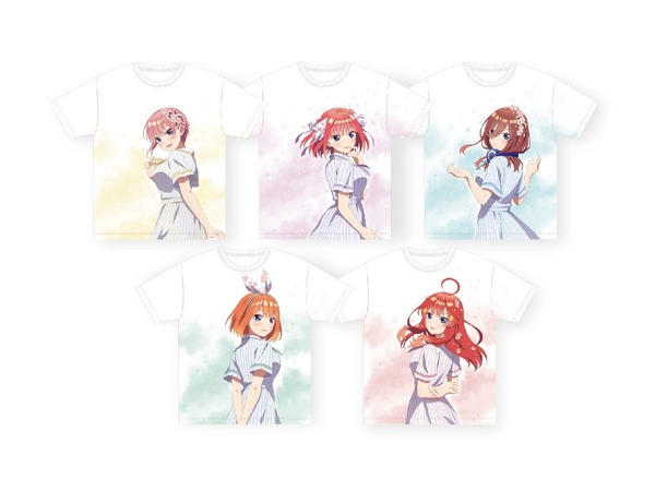 五等分の花嫁」“春のデート”を五つ子と♪ 等身大アクスタ・Tシャツなど 