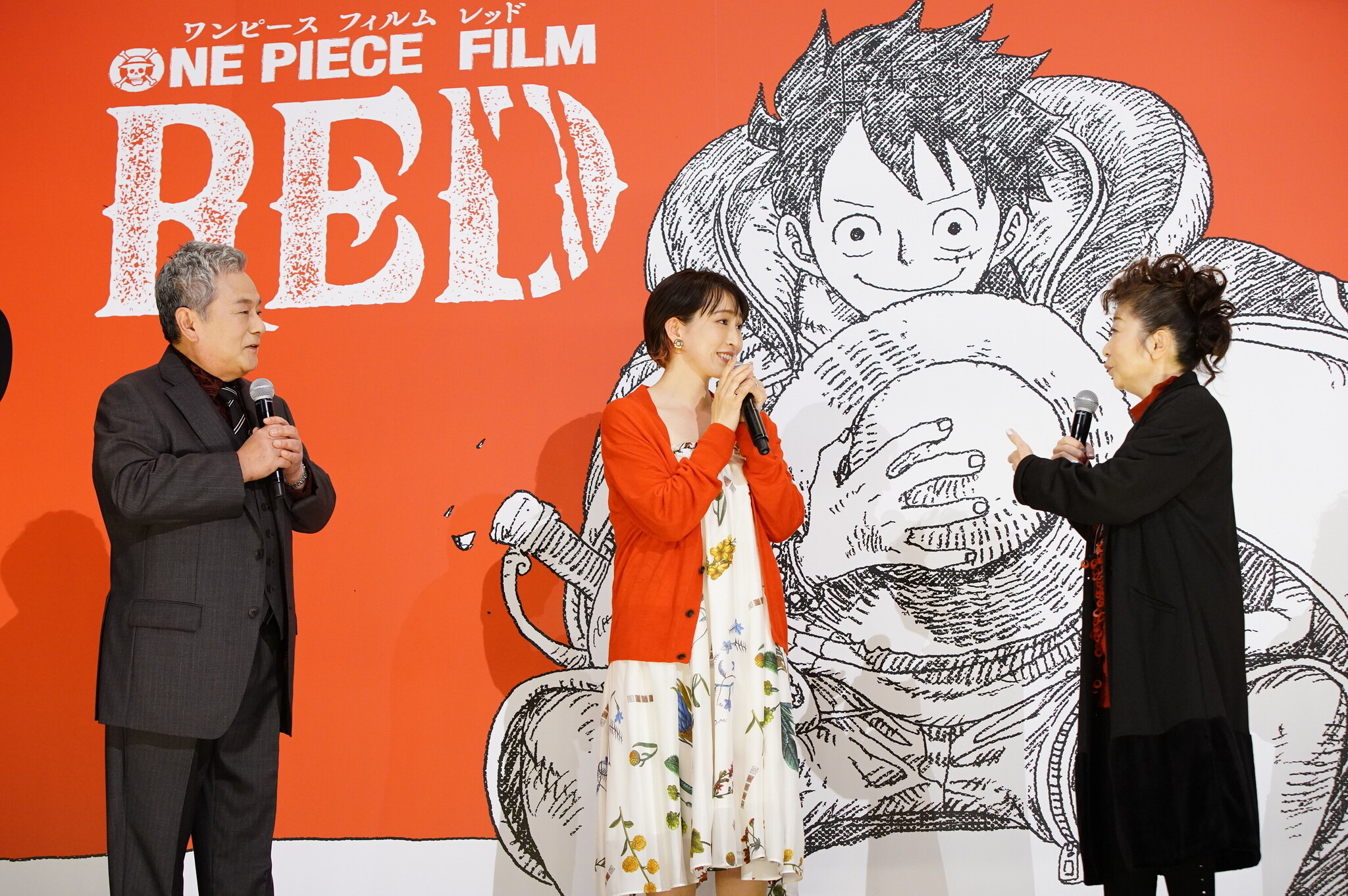 ONE PIECE FILM RED」終映直前ッ！田中真弓、池田秀一ら登壇の舞台挨拶