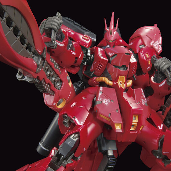 ガンダム」ダブル・ホーン・ファンネルを搭載したサザビーが“RG”と“BB 