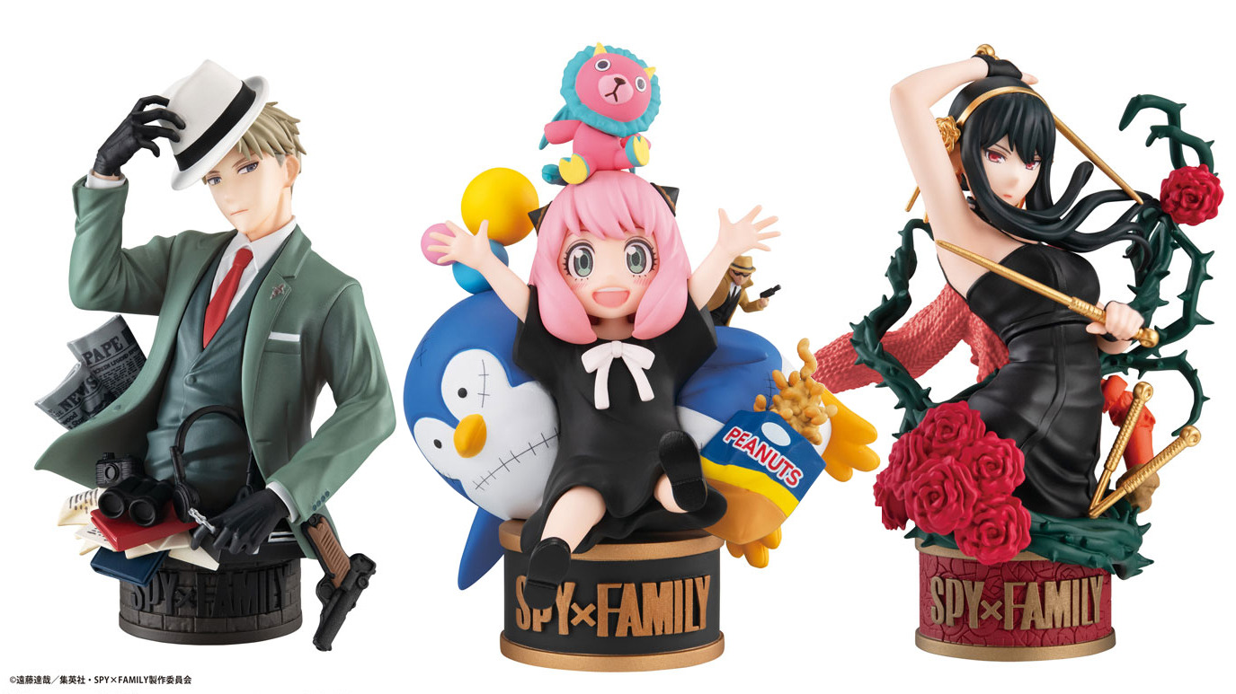 SPY×FAMILY」 ロイド、アーニャ、ヨルの“スタチューフィギュア”登場 