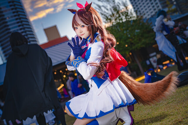 コスプレ】『ウマ娘』トウカイテイオーが池ハロに可愛く出走！人気  