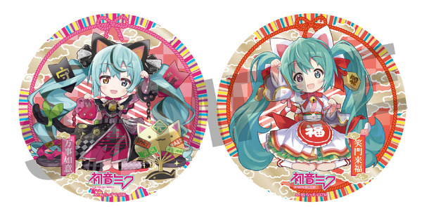 初音ミク×招き猫」描きおろしグッズが登場♪ 「マリオンクレープ 