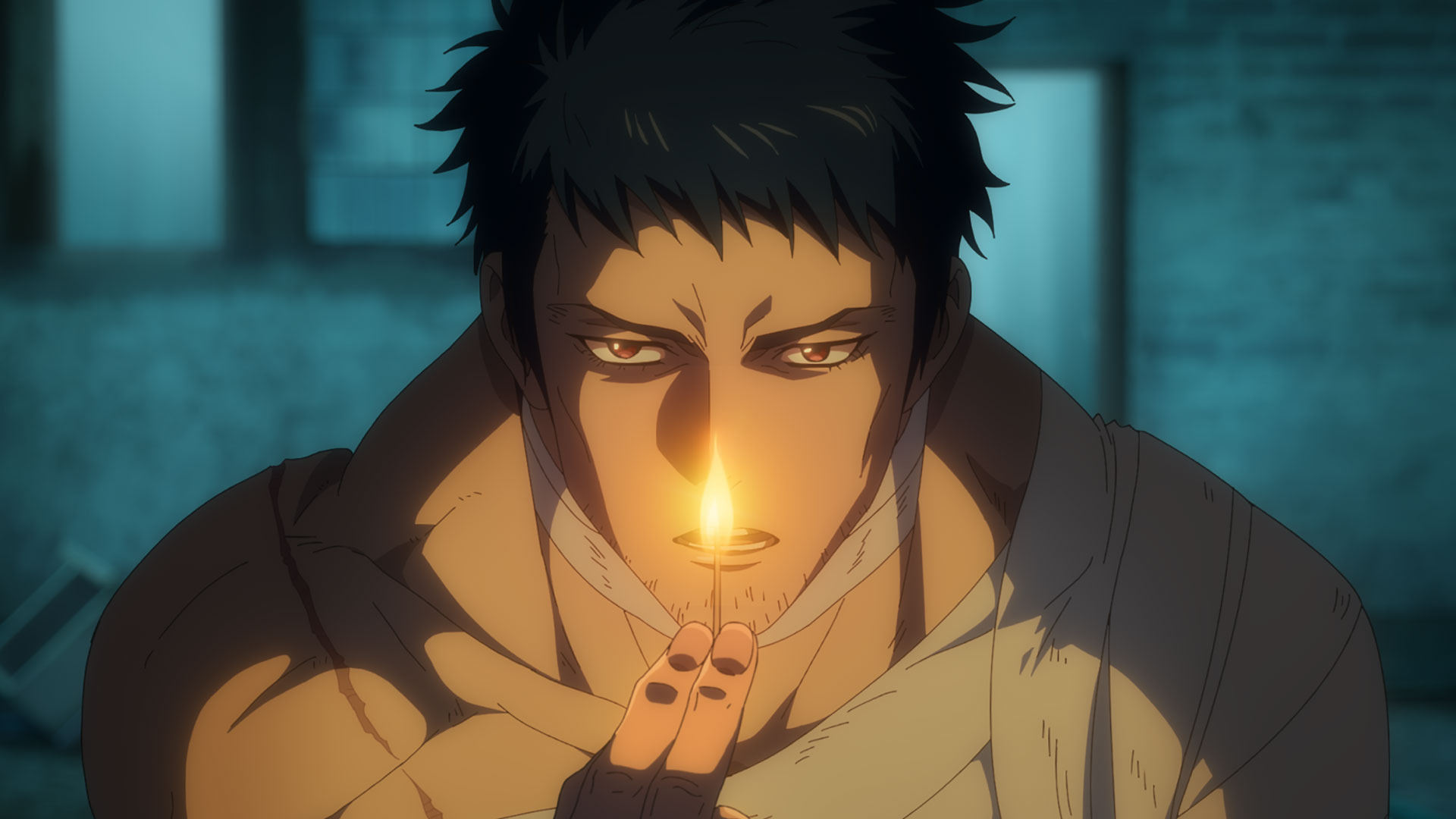 夏アニメ「NINJA KAMUI」復讐誓うヒガン（CV津田健次郎）が仇のアジト