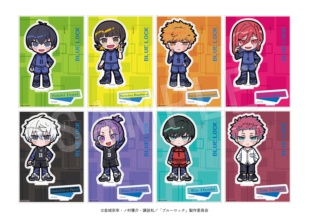ブルーロック」潔、蜂楽、凪たちを“寺田てら”が描き起こし♪ アクスタ