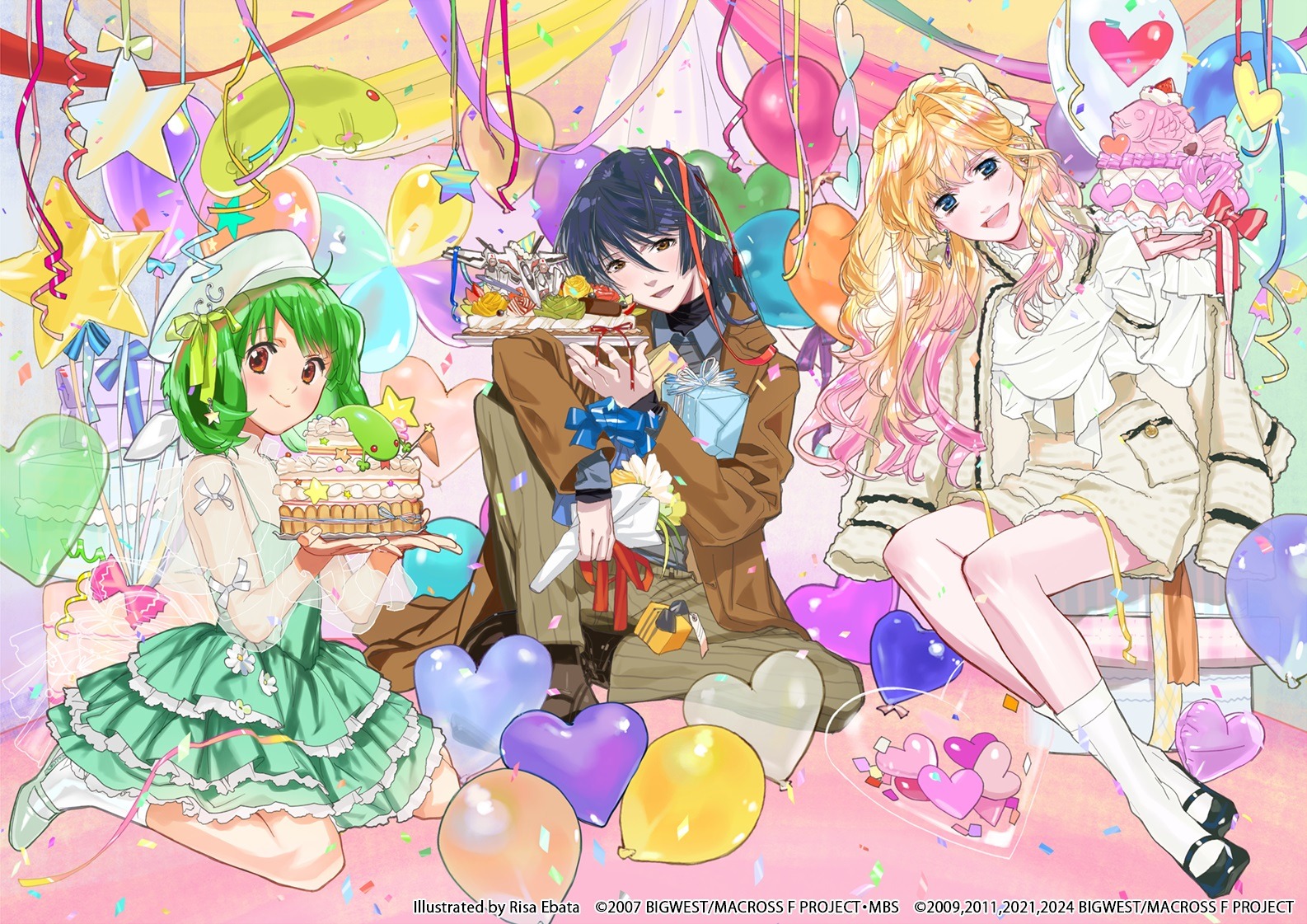 マクロスF」オールタイムベストアルバム発売決定♪ シェリル、ランカ 