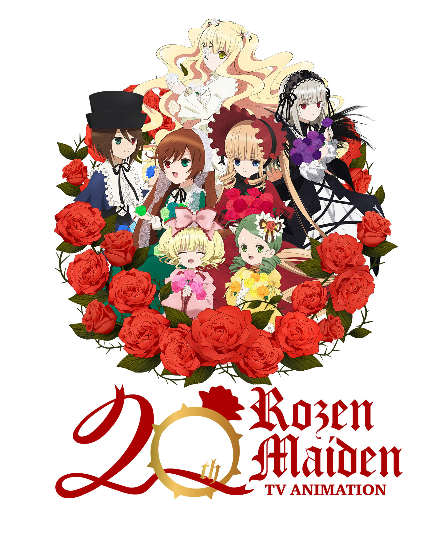 ローゼンメイデン」20周年記念！ 真紅や水銀燈たちの描き下ろしグッズ 