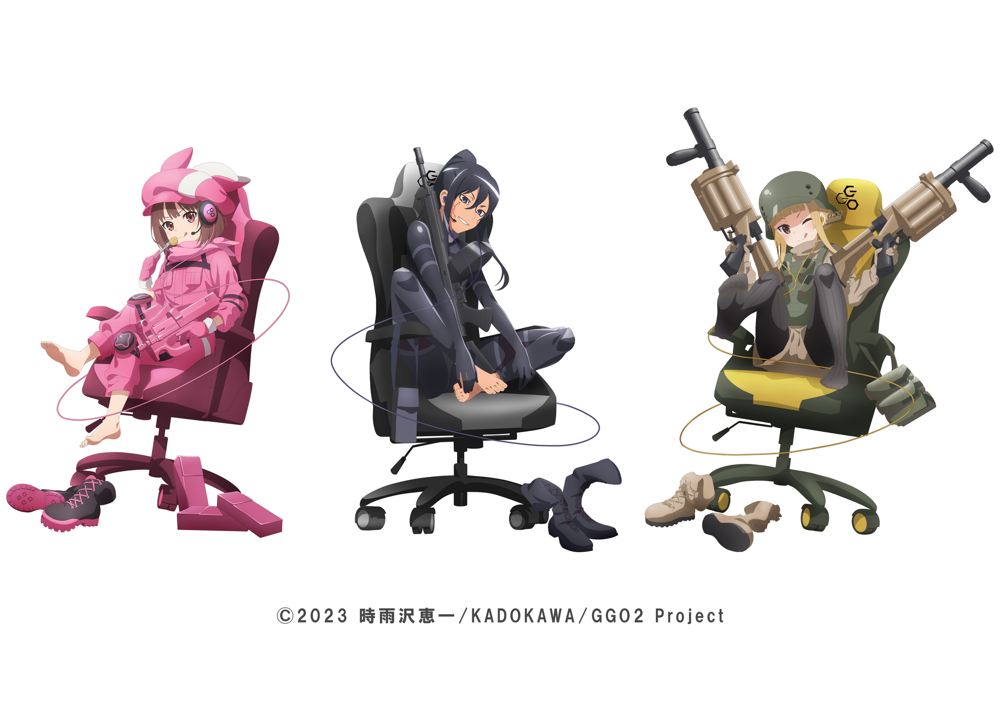 SAO ガンゲイル・オンライン」レン、ピトフーイ、フカ次郎がコラボ