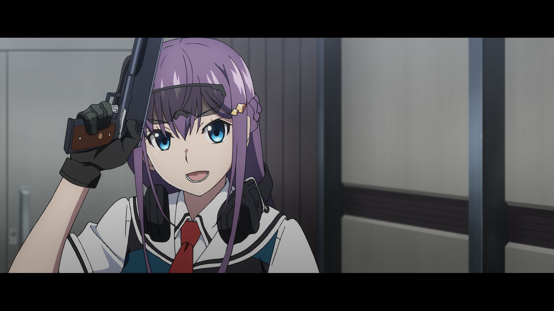 冬アニメ「グリザイア：ファントムトリガー」レナ（内田真礼）たちが