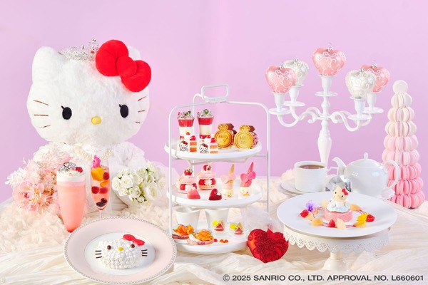 サンリオ」プリンセスなハローキティとお茶会♪ 心ときめくスイーツが 