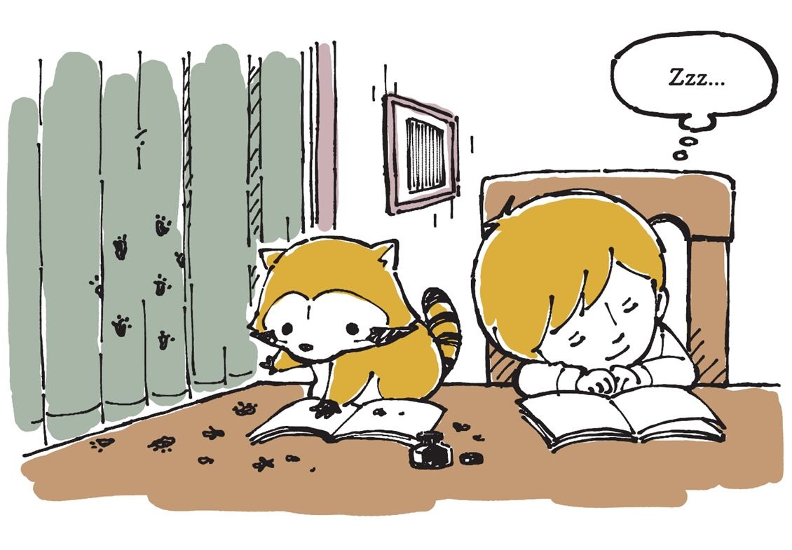 日本アニメーションが創業50周年！「あらいぐまラスカル」無償イラスト