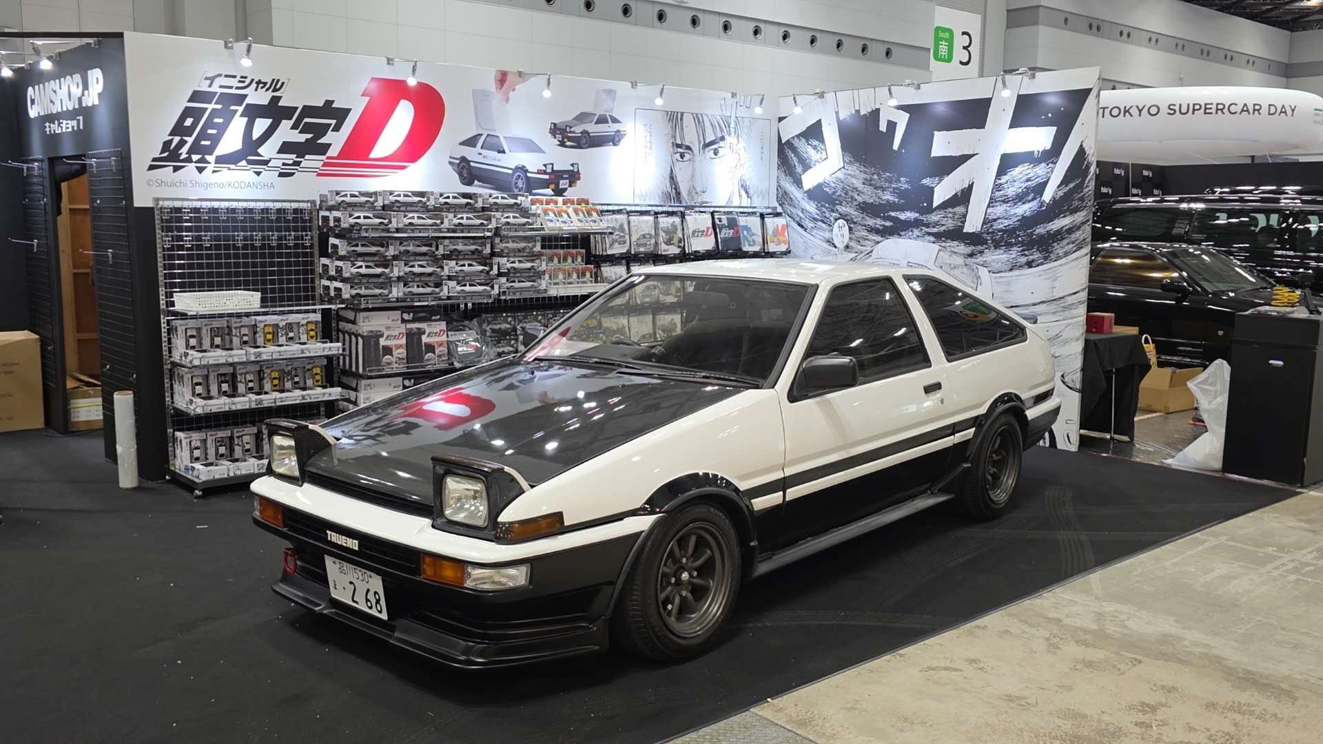y*y様 希少 イニシャルD 頭文字D 藤原拓実 AE86 ハチロク アニメ T 頭文字D」藤原拓海の“ハチロク”実車展示&グッズ販売も！「ジャパン