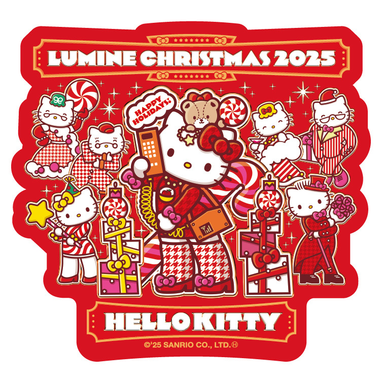 ハローキティがルミネでクリスマスパーティーを開催♪ クリスマス限定