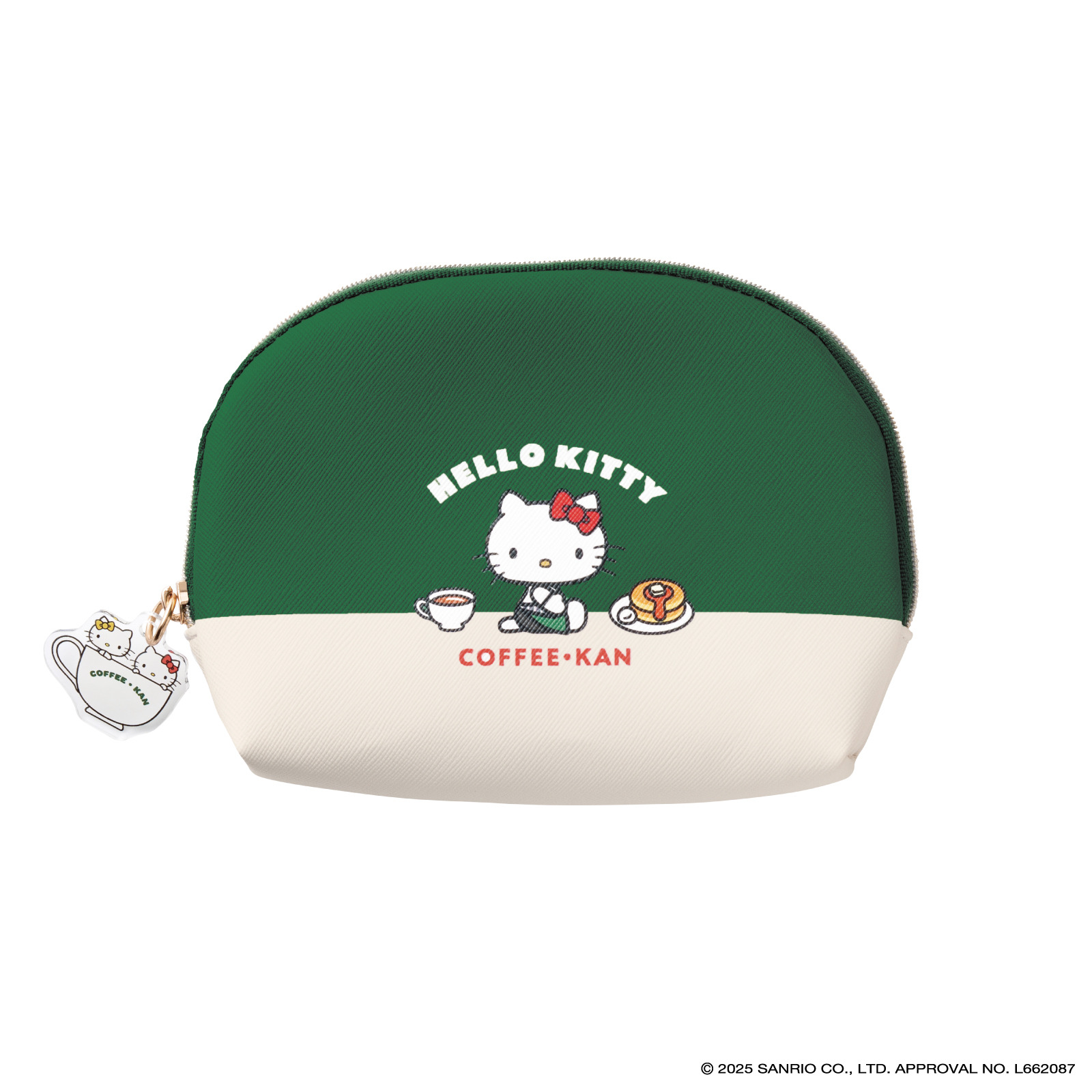 ハローキティと珈琲館が初コラボ！ カフェの制服を着たキティ＆ミミィ