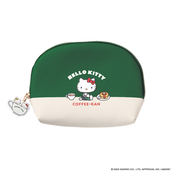 ハローキティと珈琲館が初コラボ！ カフェの制服を着たキティ＆ミミィ 