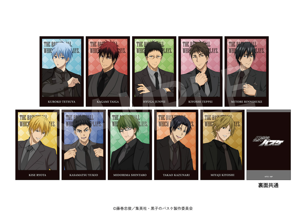 黒バス」テツヤ、黄瀬、赤司らが全身黒スーツで…最高かっけー