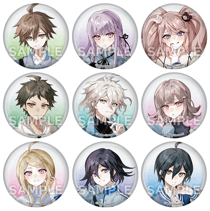 ダンガンロンパ ローソン 缶バッジ アクリルスタンド 11点 ダンガン