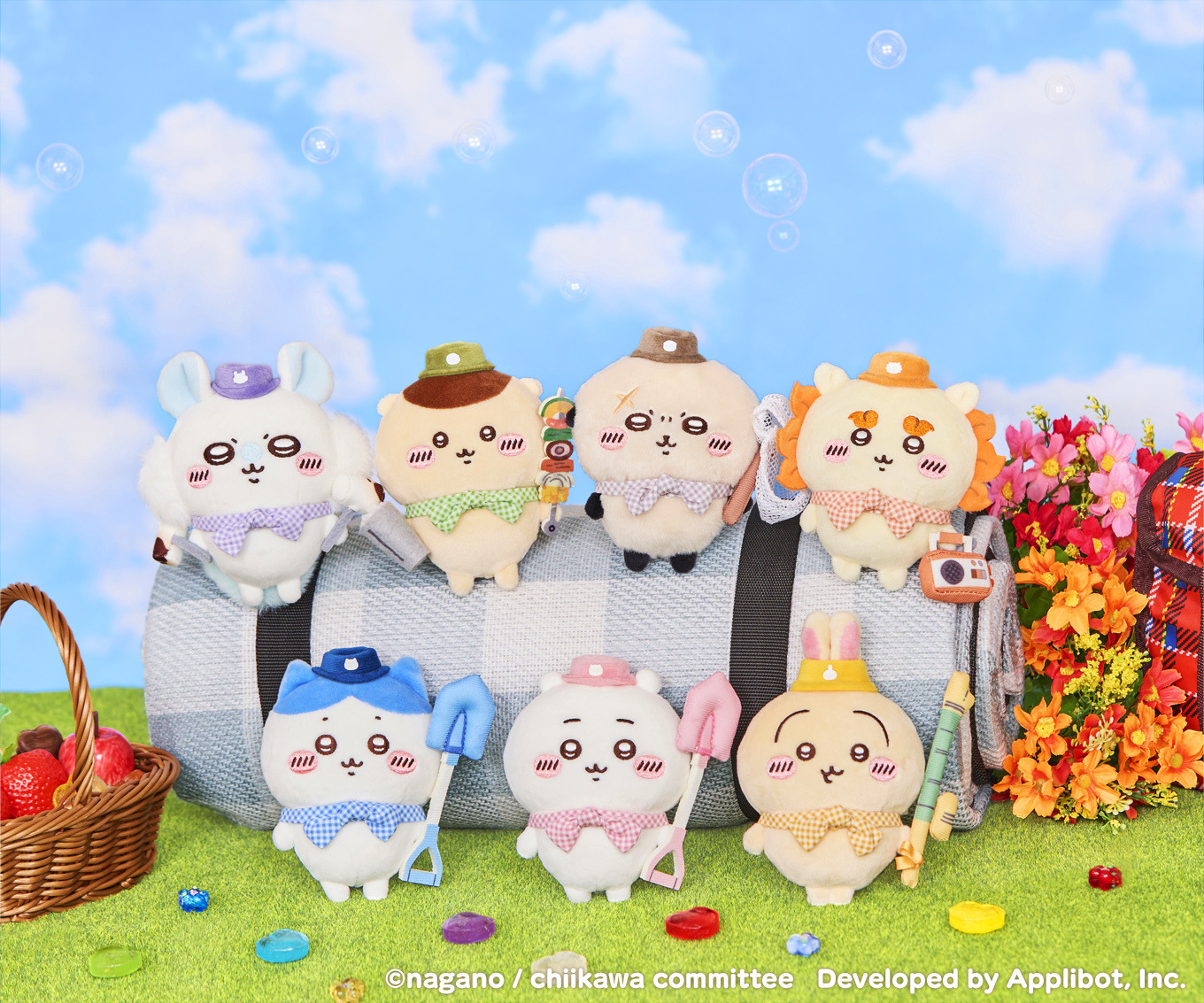 ちいかわ」ハチワレ、うさぎたちとピクニック＆江戸へ♪ スマホアプリ