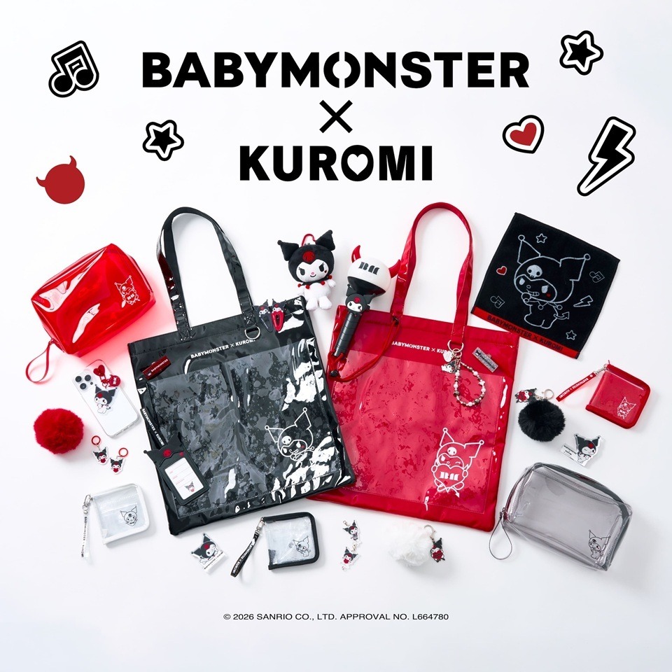 BABYMONSTER クロミ　スタジアムジャンパー　レディース　新品　サンリオ スタジアムジャンパー＜KUROMI＞（BLACK） | BABYMONSTER ONLINE SHOP