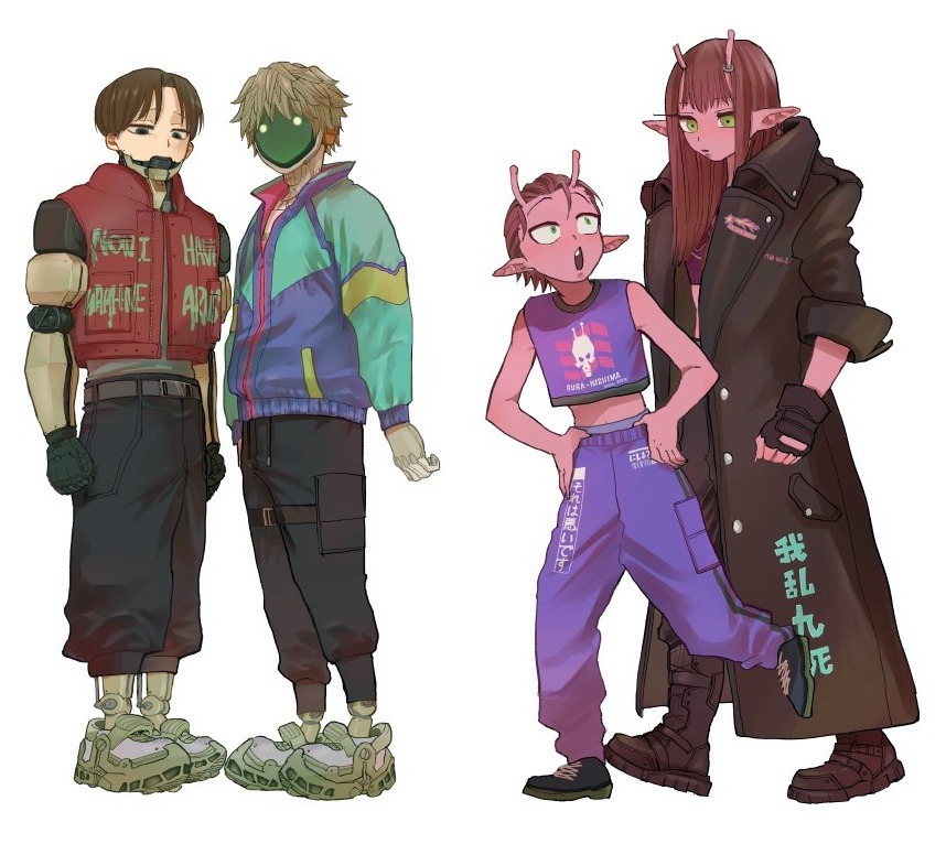 カート＆マックス アカネ＆カナタの描き下ろしアクスタ！「銀河特急